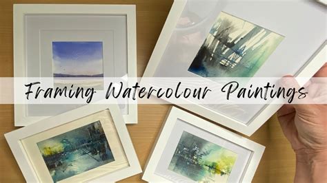 how to frame watercolor art and the role of color in watercolor painting